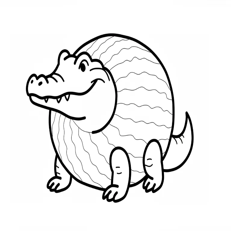 Glorbo Fruttodrillo para colorear gratis