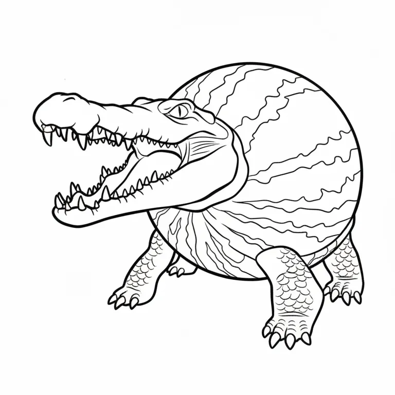 Glorbo Fruttodrillo para dibujar en línea 1