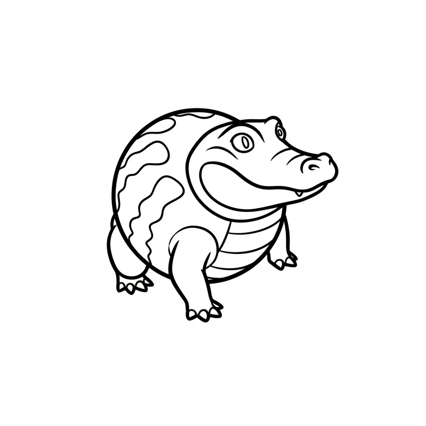 Glorbo Fruttodrillo para colorear en línea