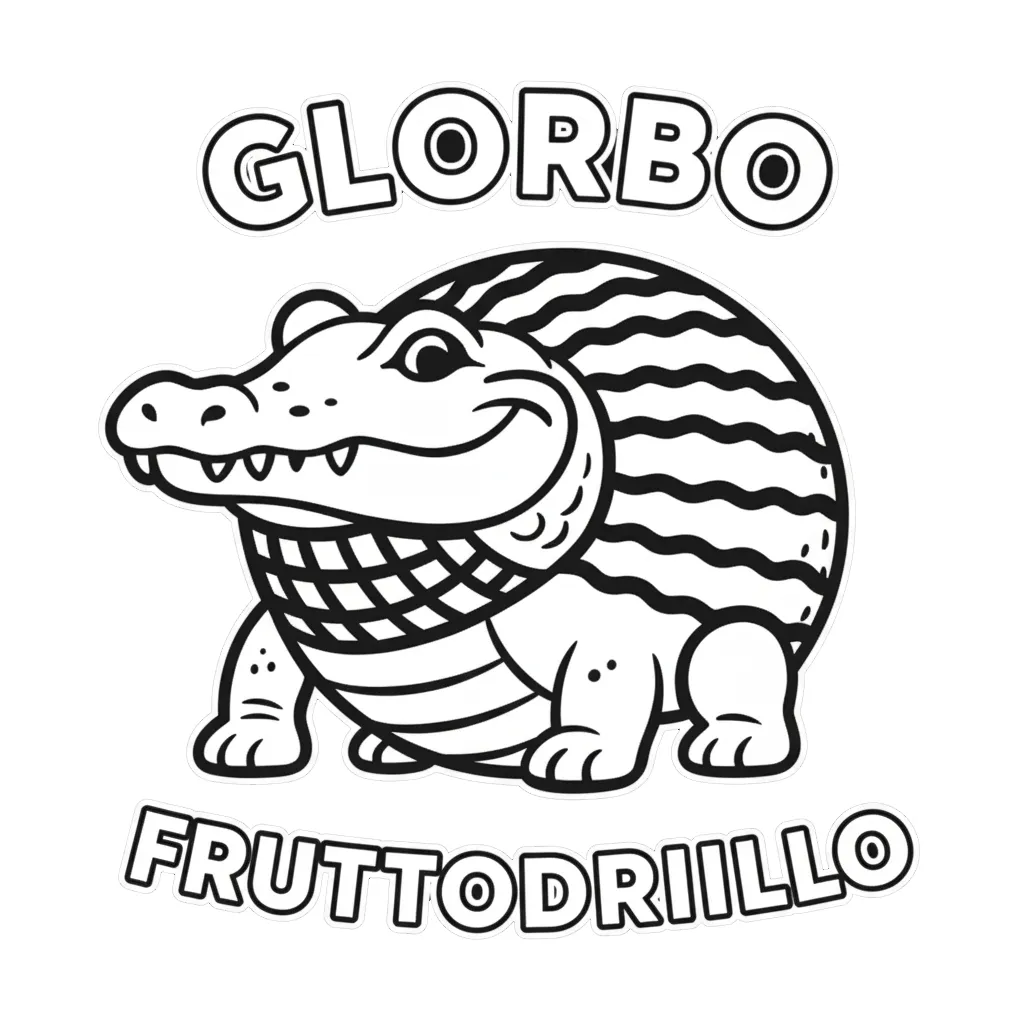 imprimir Glorbo Fruttodrillo para colorear 1