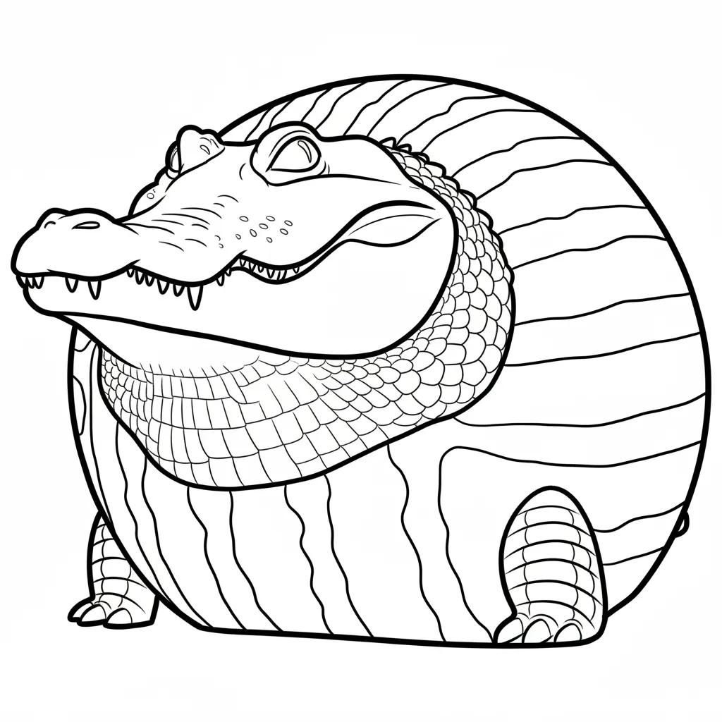 Glorbo Fruttodrillo para dibujar e imprimir