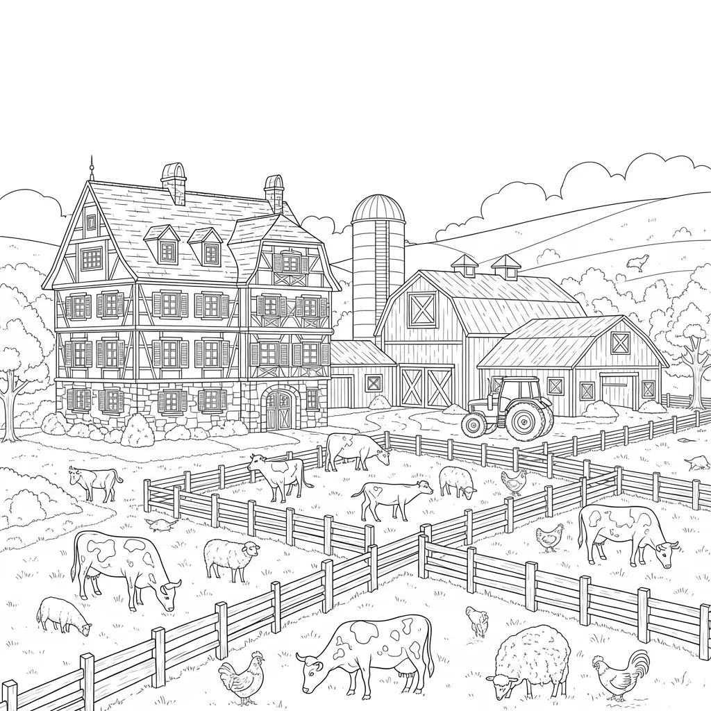 Granja para dibujar en línea