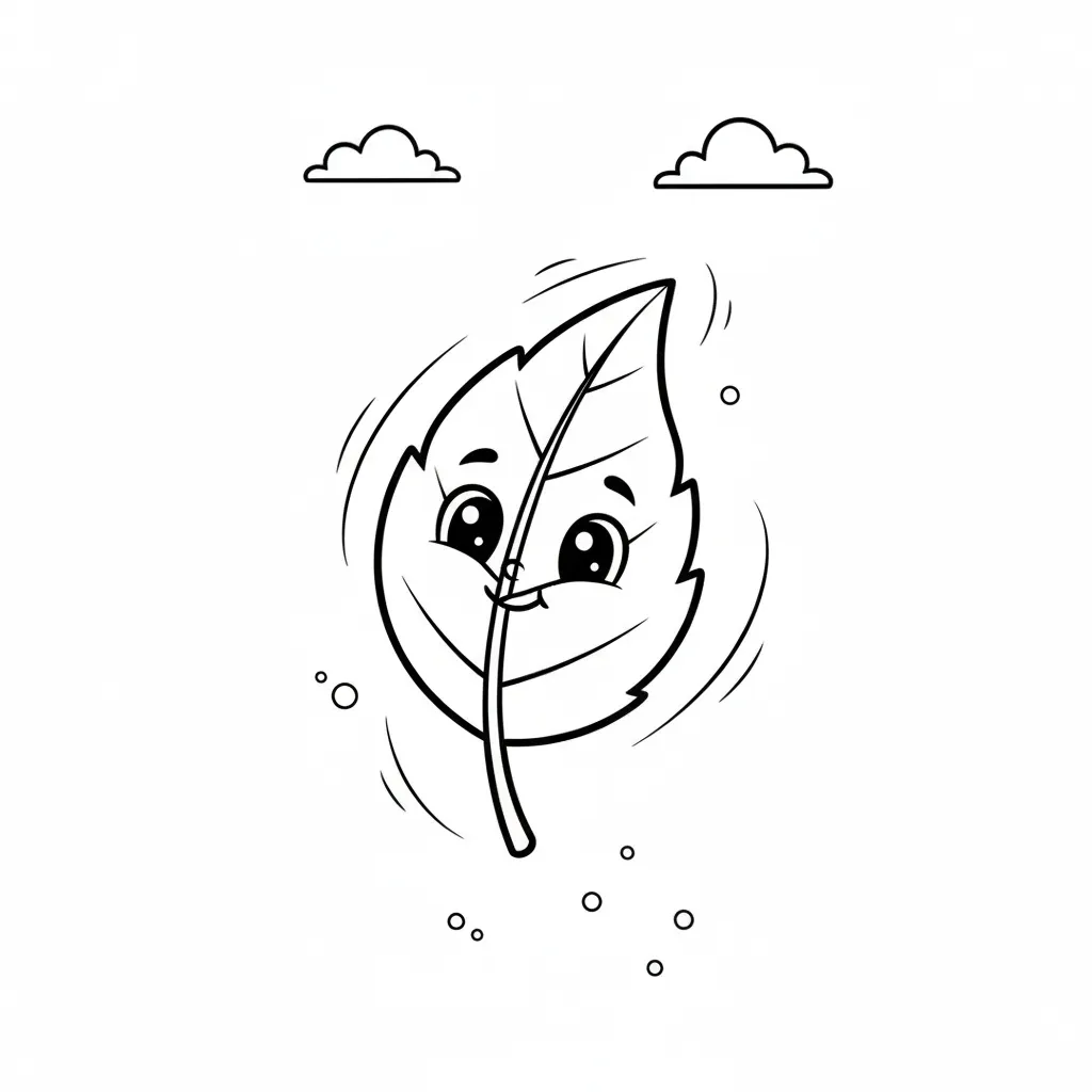 Hoja De Otoño 10 para colorear para imprimir gratis