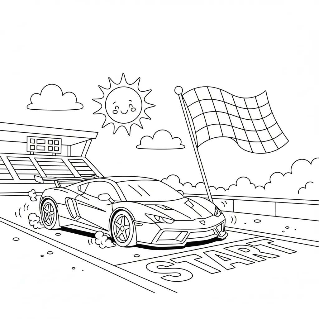 Hot Wheels14 para colorear para imprimir gratis