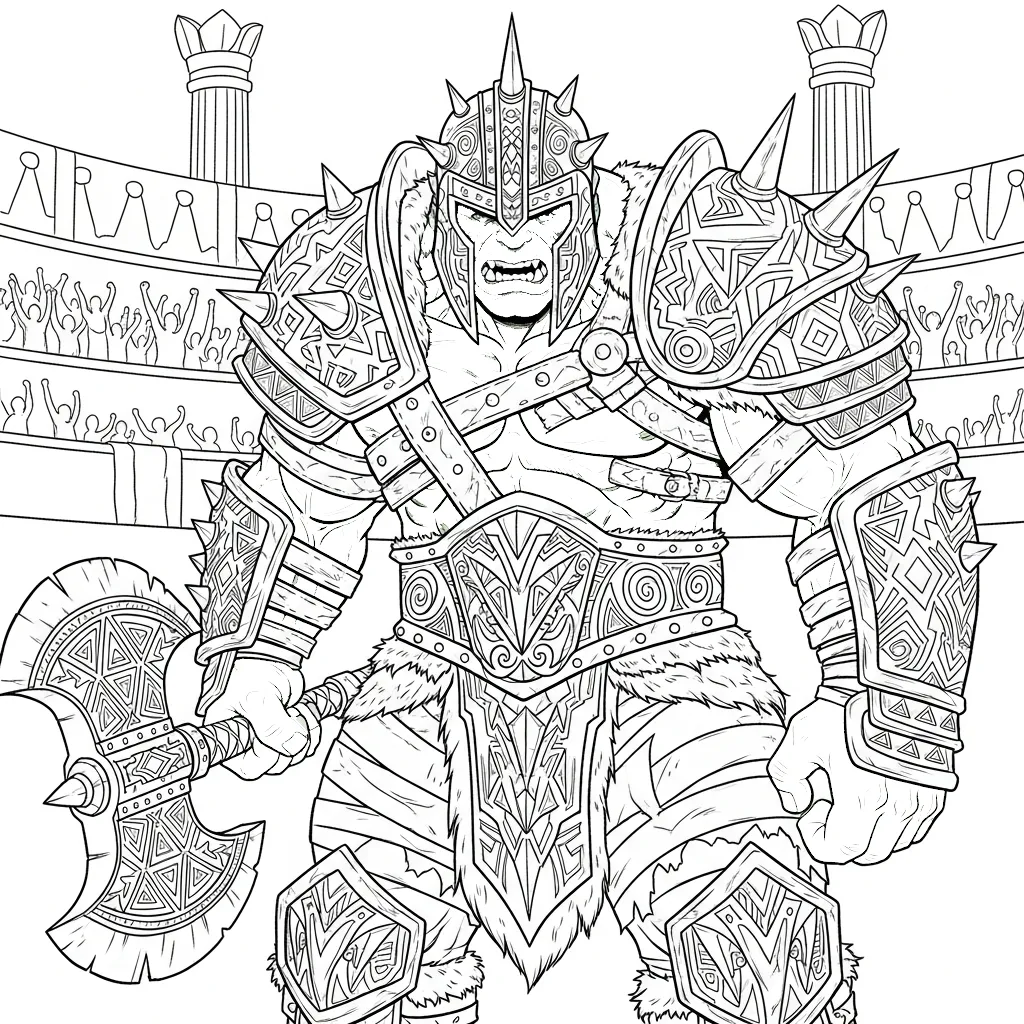 Hulk para colorear para imprimir 1