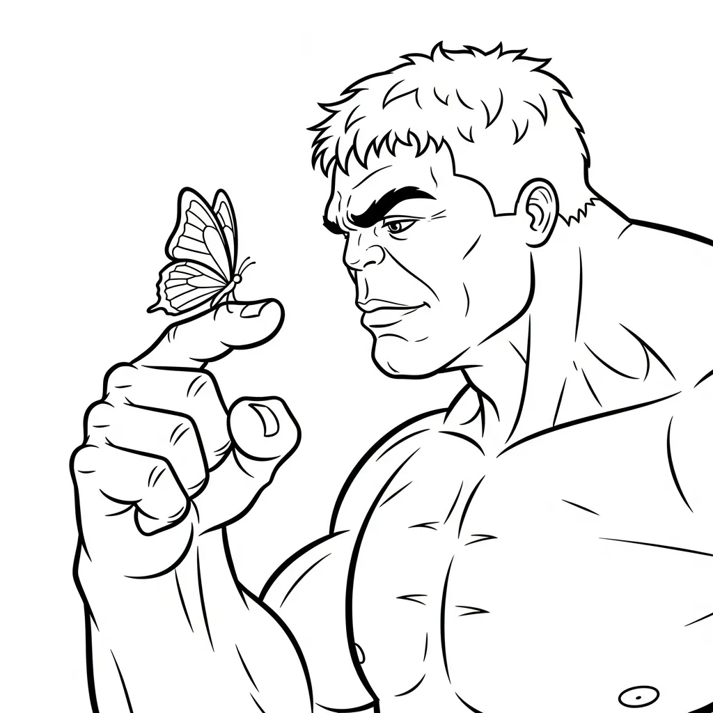 Hulk para colorear para imprimir pdf gratis 2