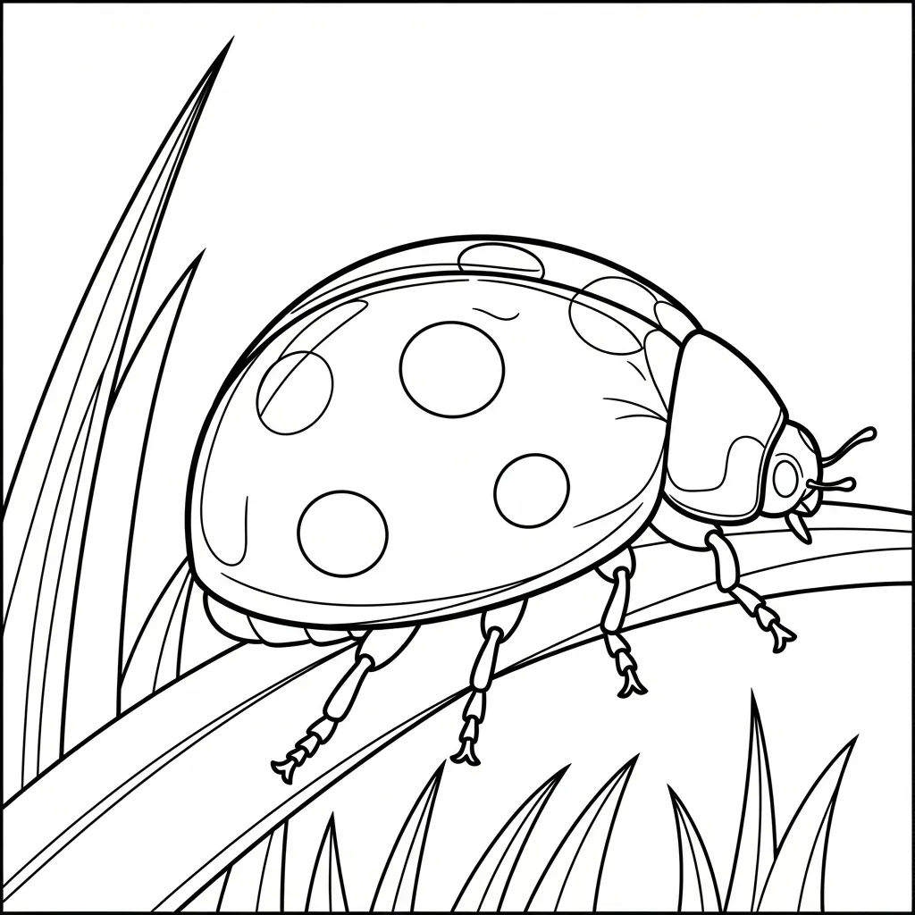 Insectos para colorear para niño