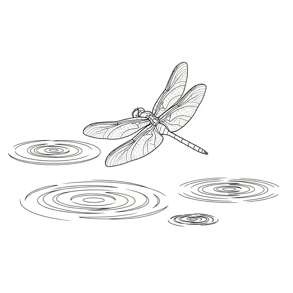 Insectos para colorear para niño de 8 años