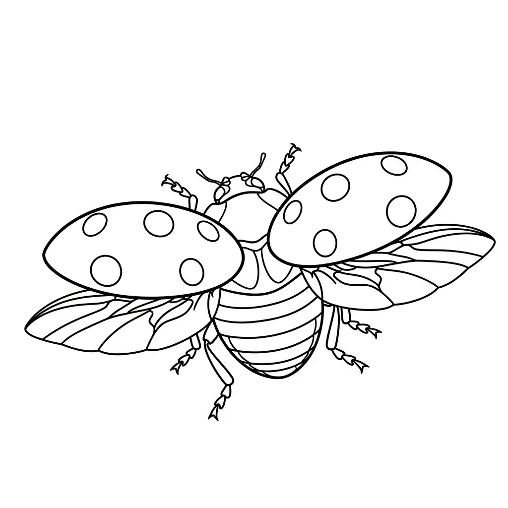 Insectos para colorear gratis para niños
