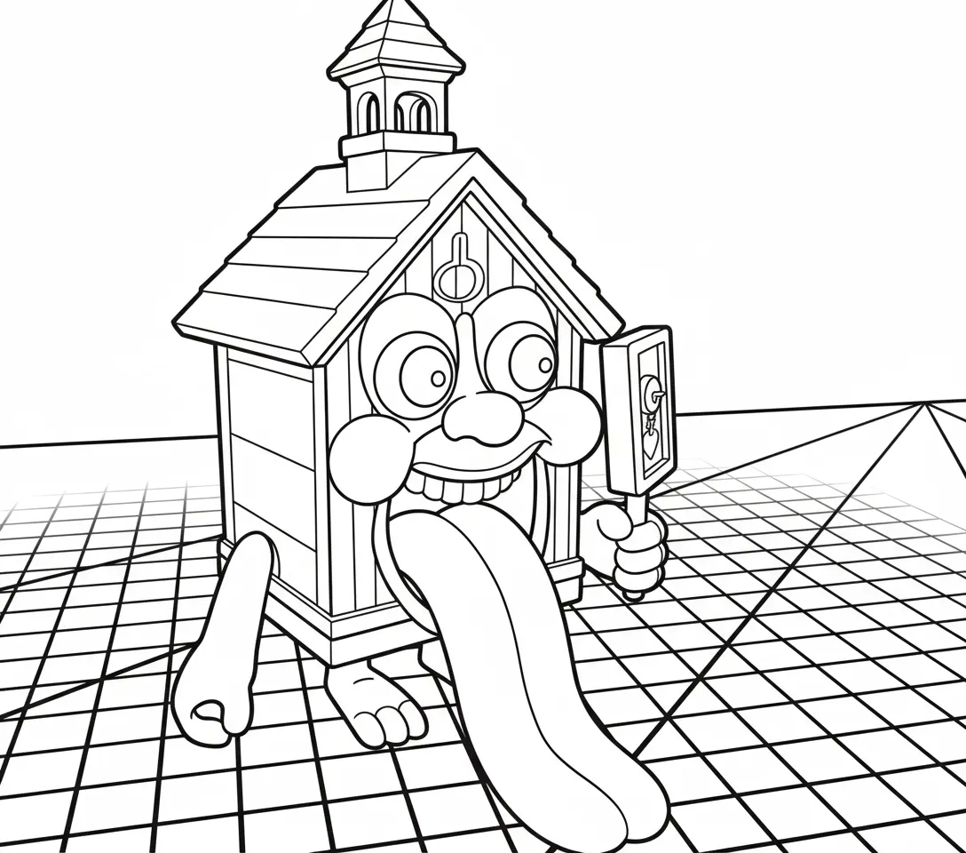 imagen para colorear La Esok Sikola niño