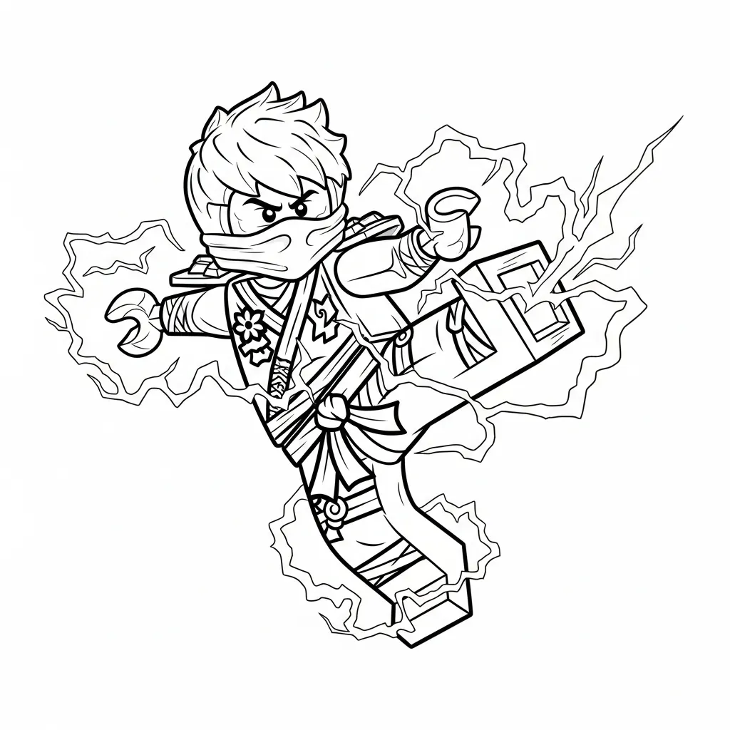 Lego Ninjago para colorear para imprimir pdf