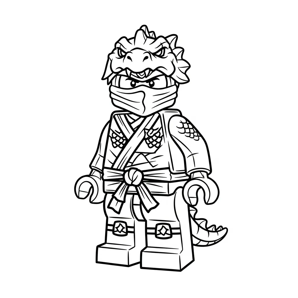 Lego Ninjago para colorear de para niños
