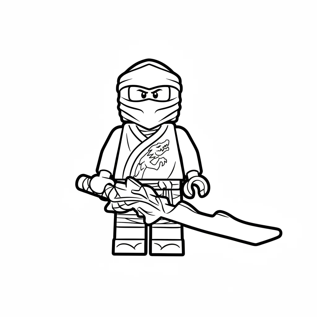 Lego Ninjago para colorear para niños