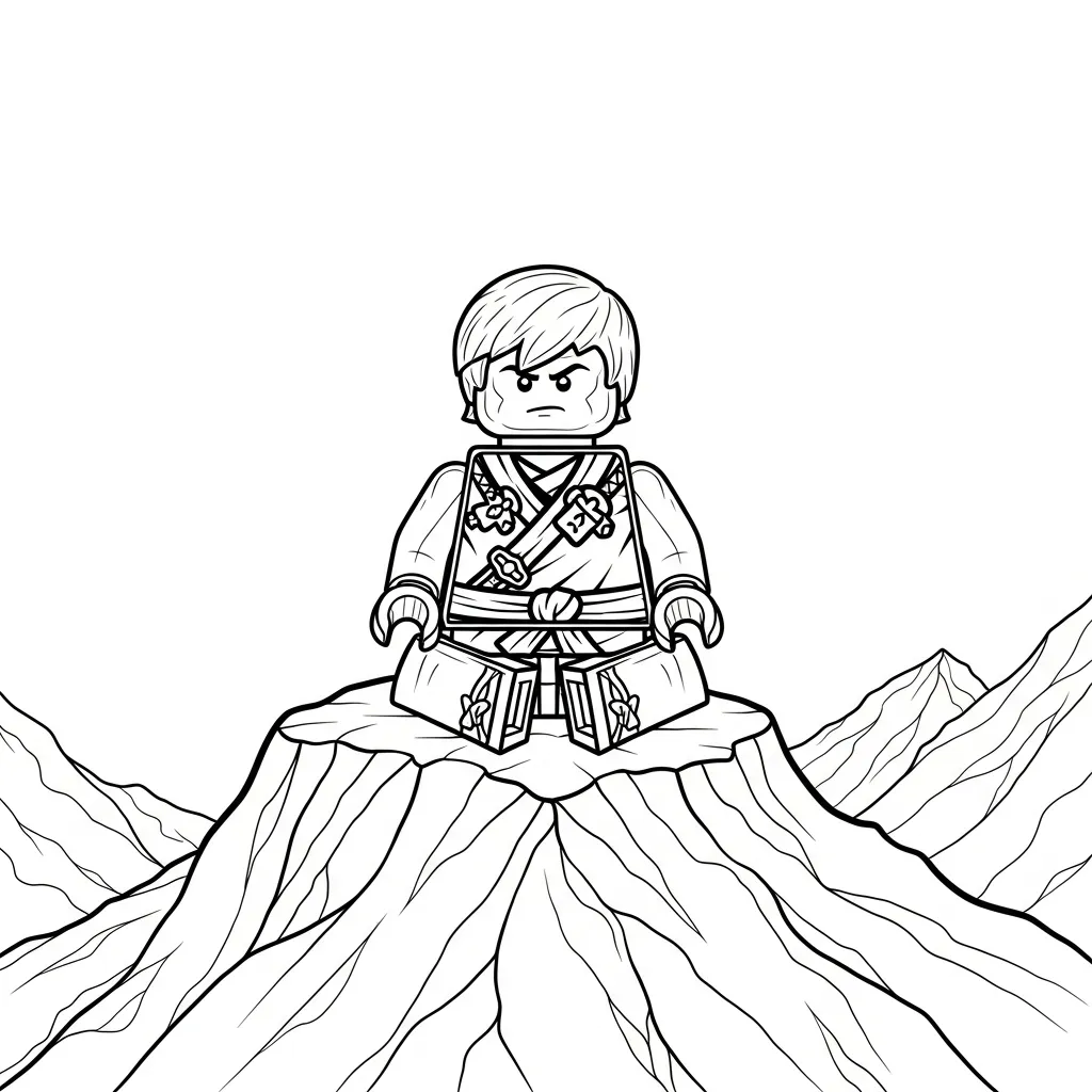 Lego Ninjago para colorear para descargar
