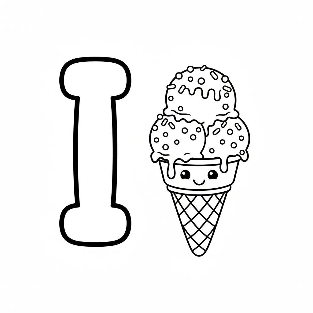 Letras 15 para colorear para niños para imprimir