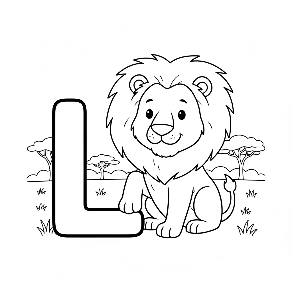 Letras 16 para colorear y recortar para imprimir gratis