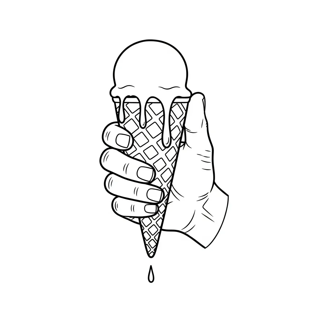 Manos para colorear y aprendizaje