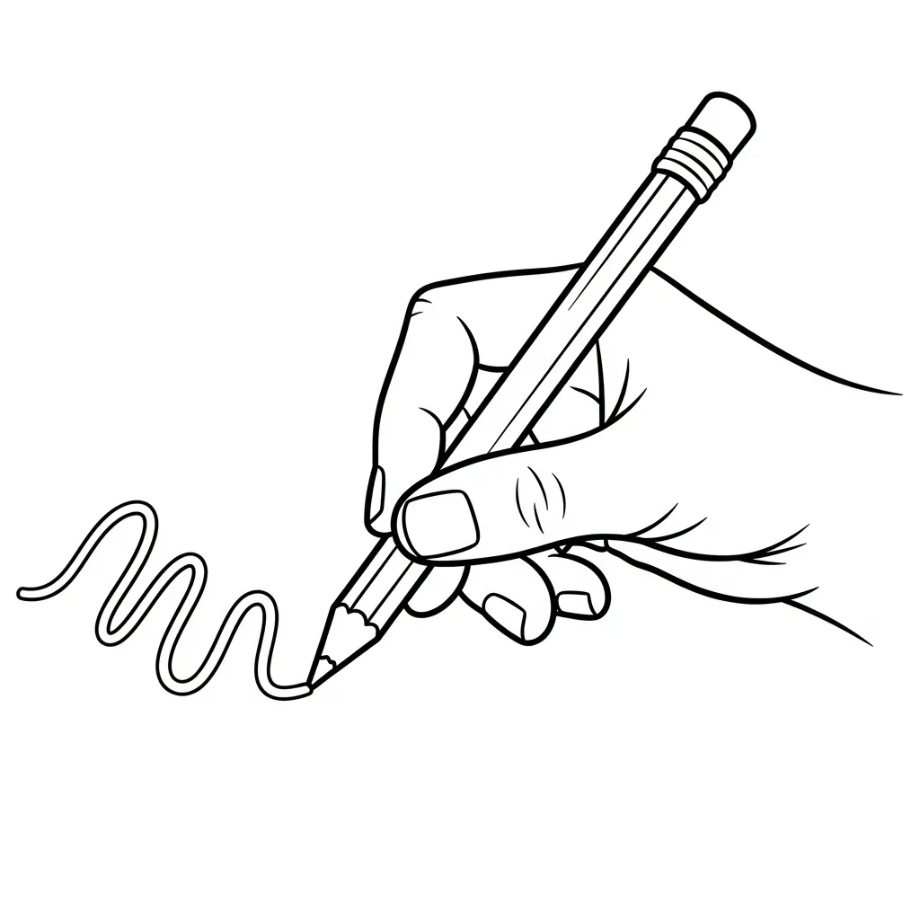 Manos para colorear para imprimir gratis