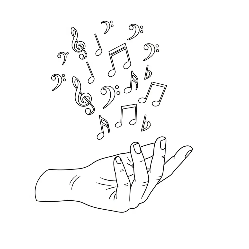 Manos para colorear para imprimir para niño de 8 años