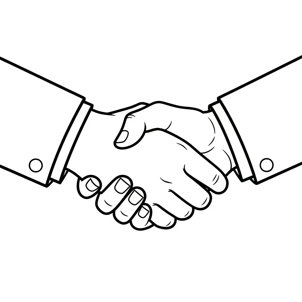 Manos para colorear para niño para imprimir gratis