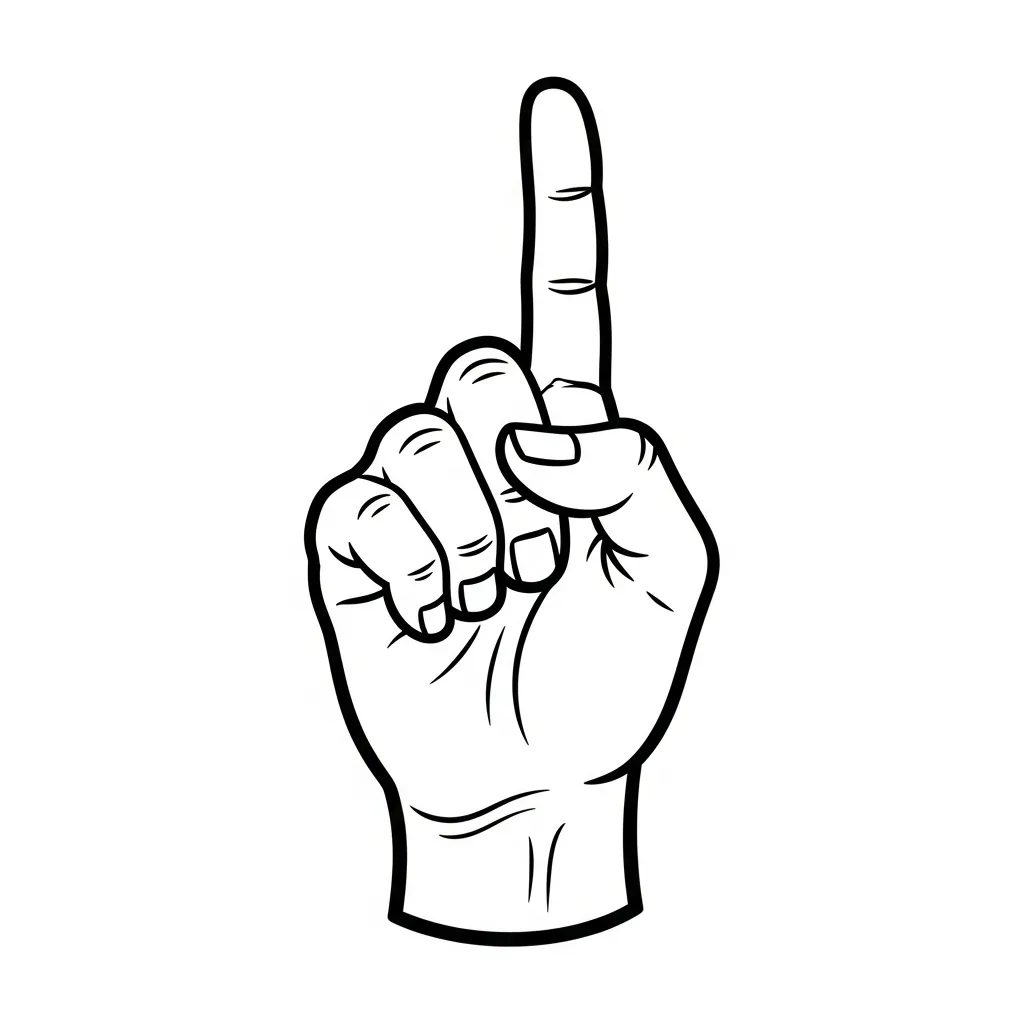 Manos para colorear para imprimir para niño de 10 años