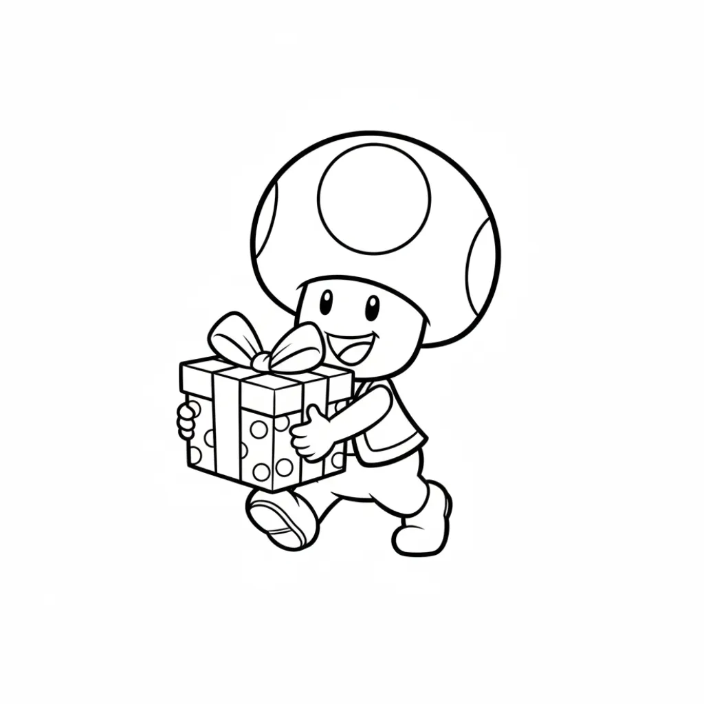 Mario Bros3 para colorear para niño de 5 años