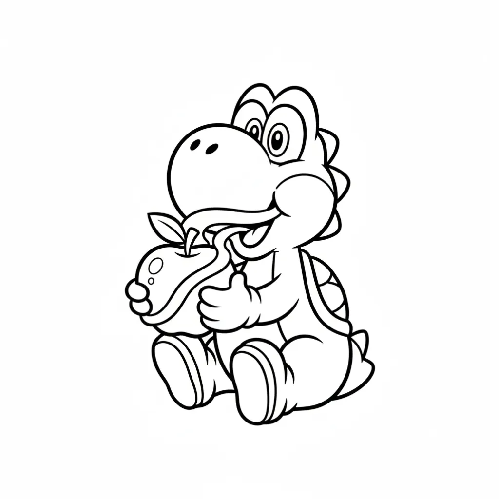 Mario Bros5 para dibujar e imprimir