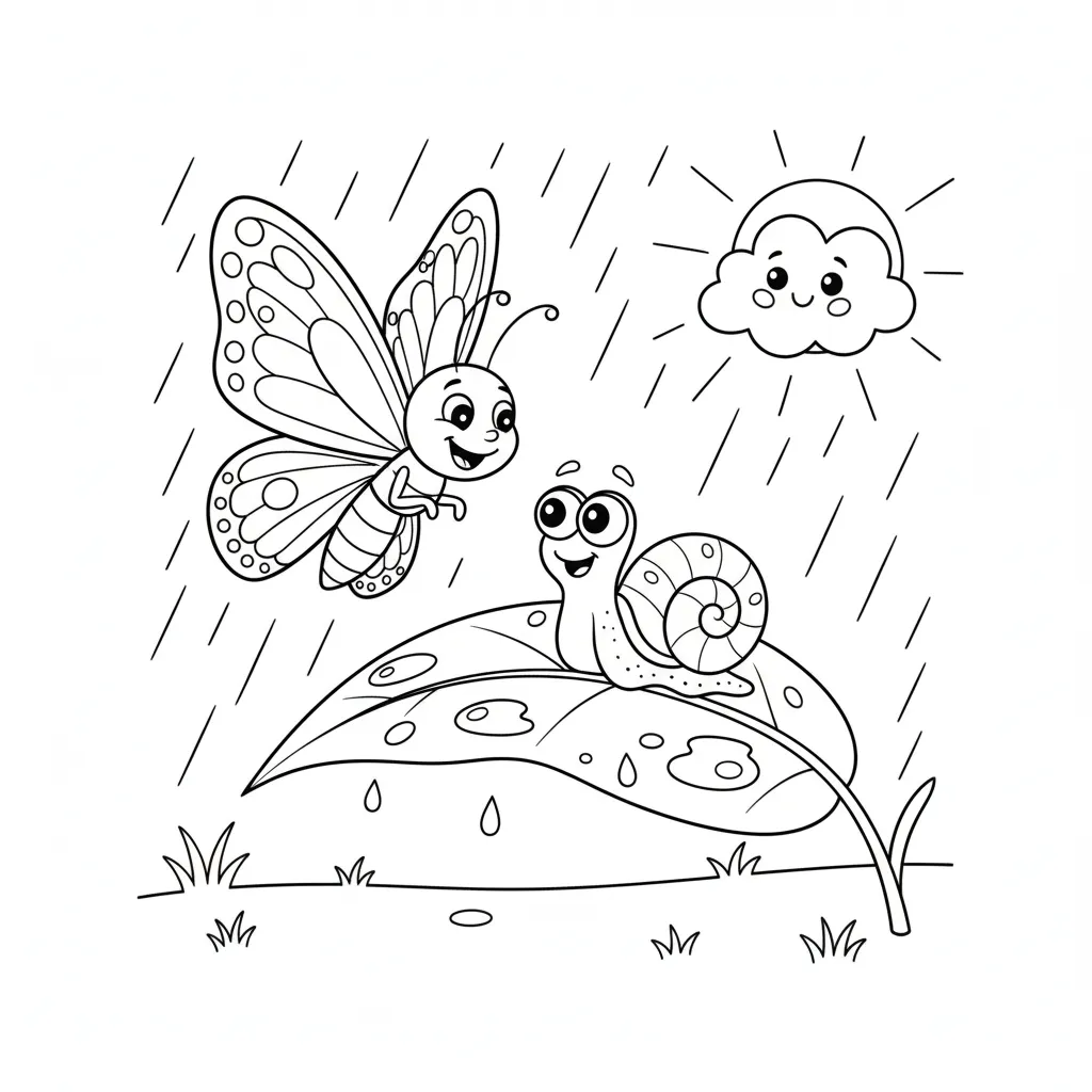 Mariposa 1 para colorear para imprimir pdf gratis