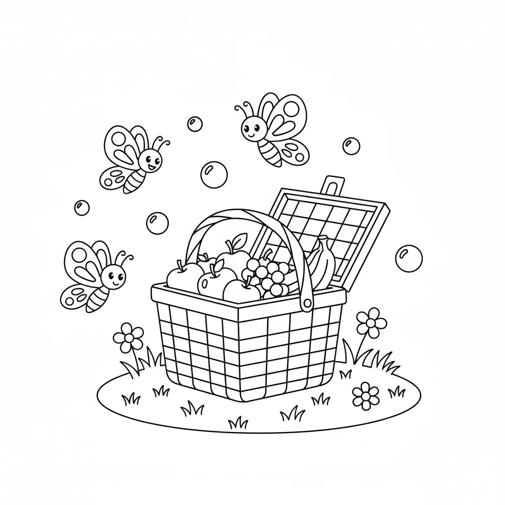 Mariposa 9 para colorear gratis para niños