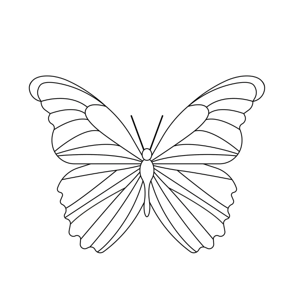 Mariposas12 para colorear para imprimir pdf gratis