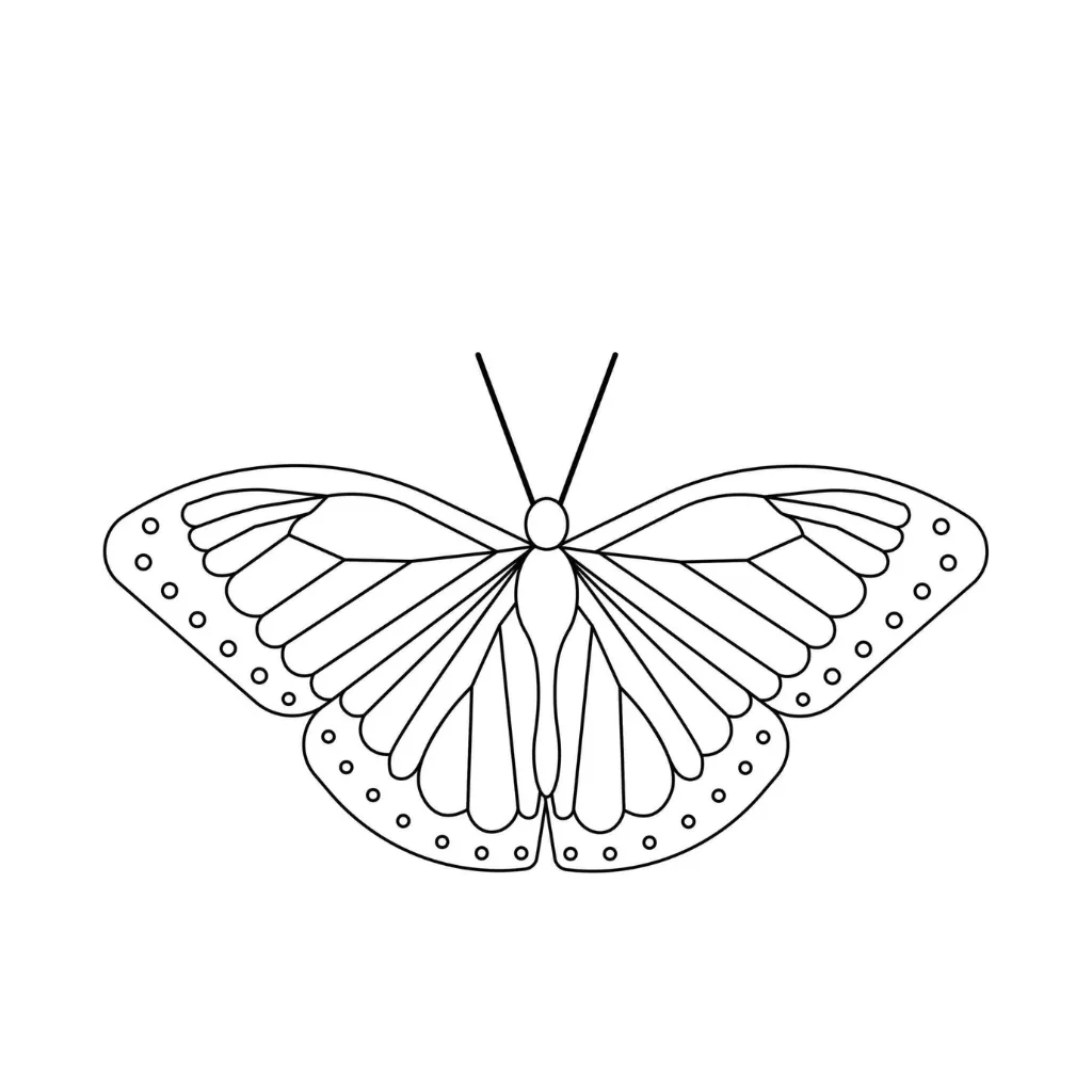Mariposas14 para colorear gratis en línea