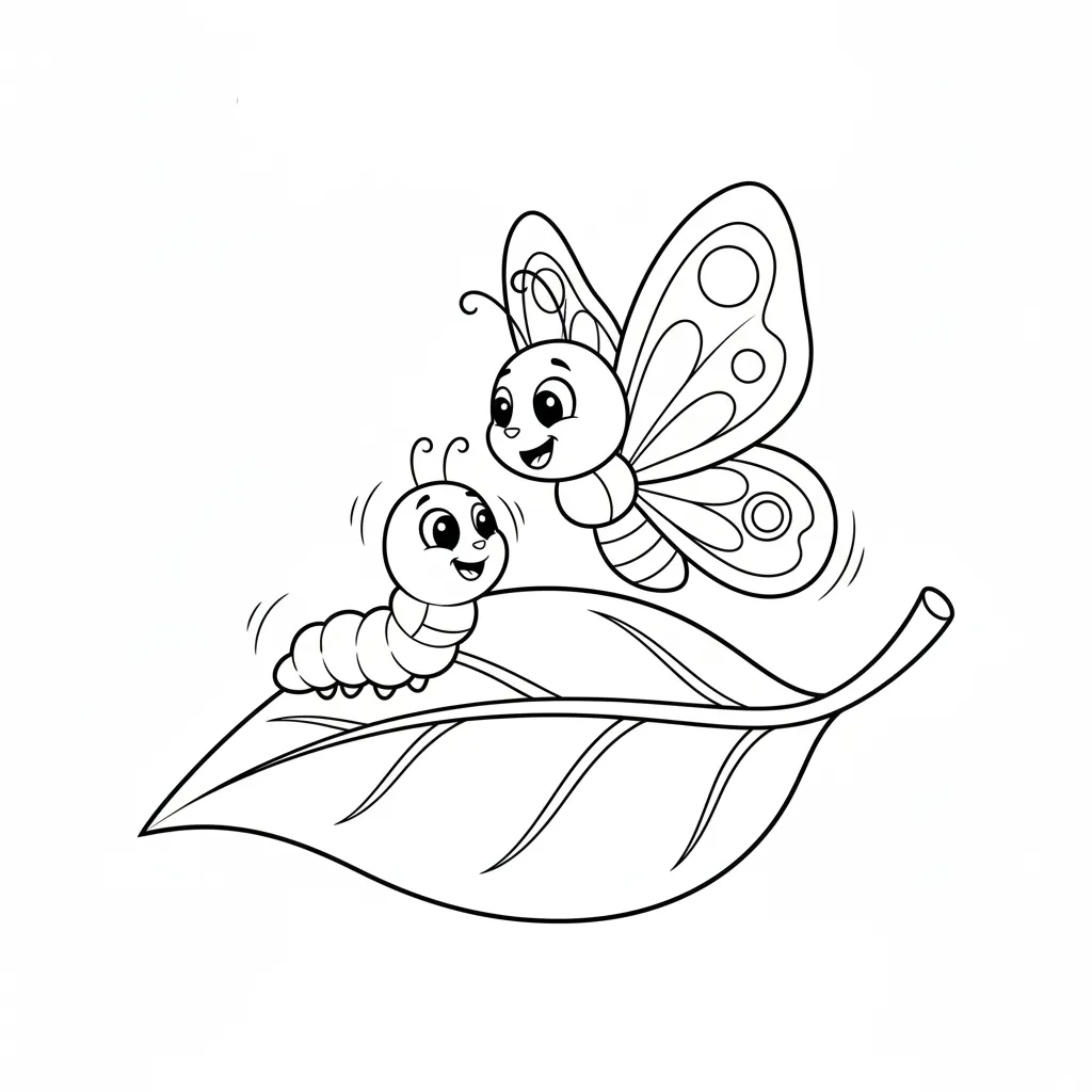 Mariposas2 para dibujar en línea