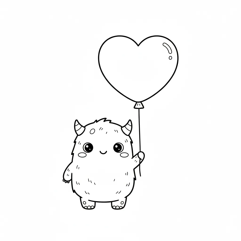 Monstruo 3 para colorear en línea