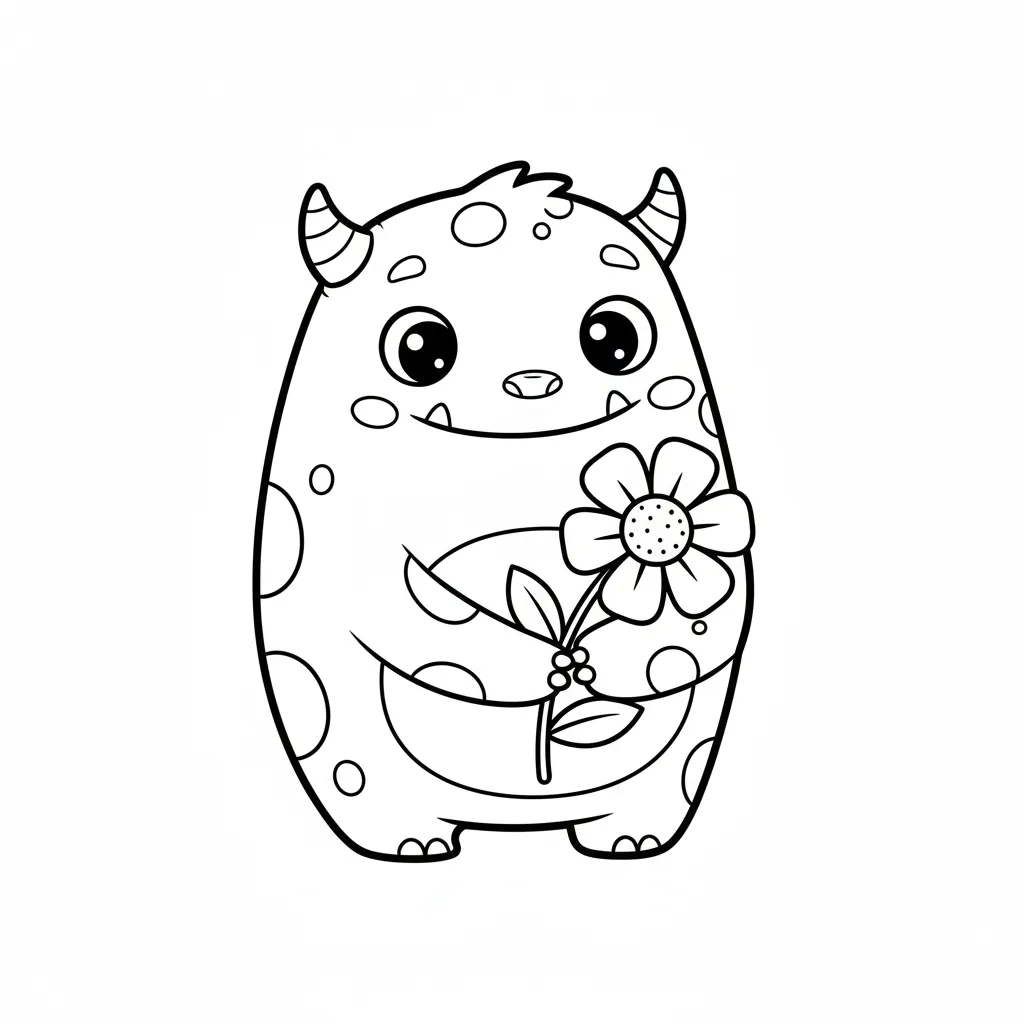 descargar Monstruo 7 para colorear gratis