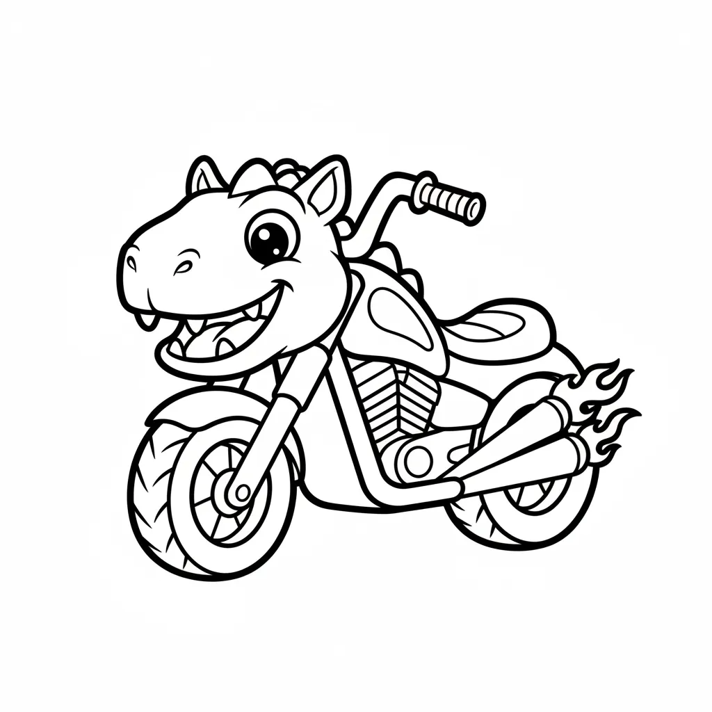 Motos para dibujar en línea