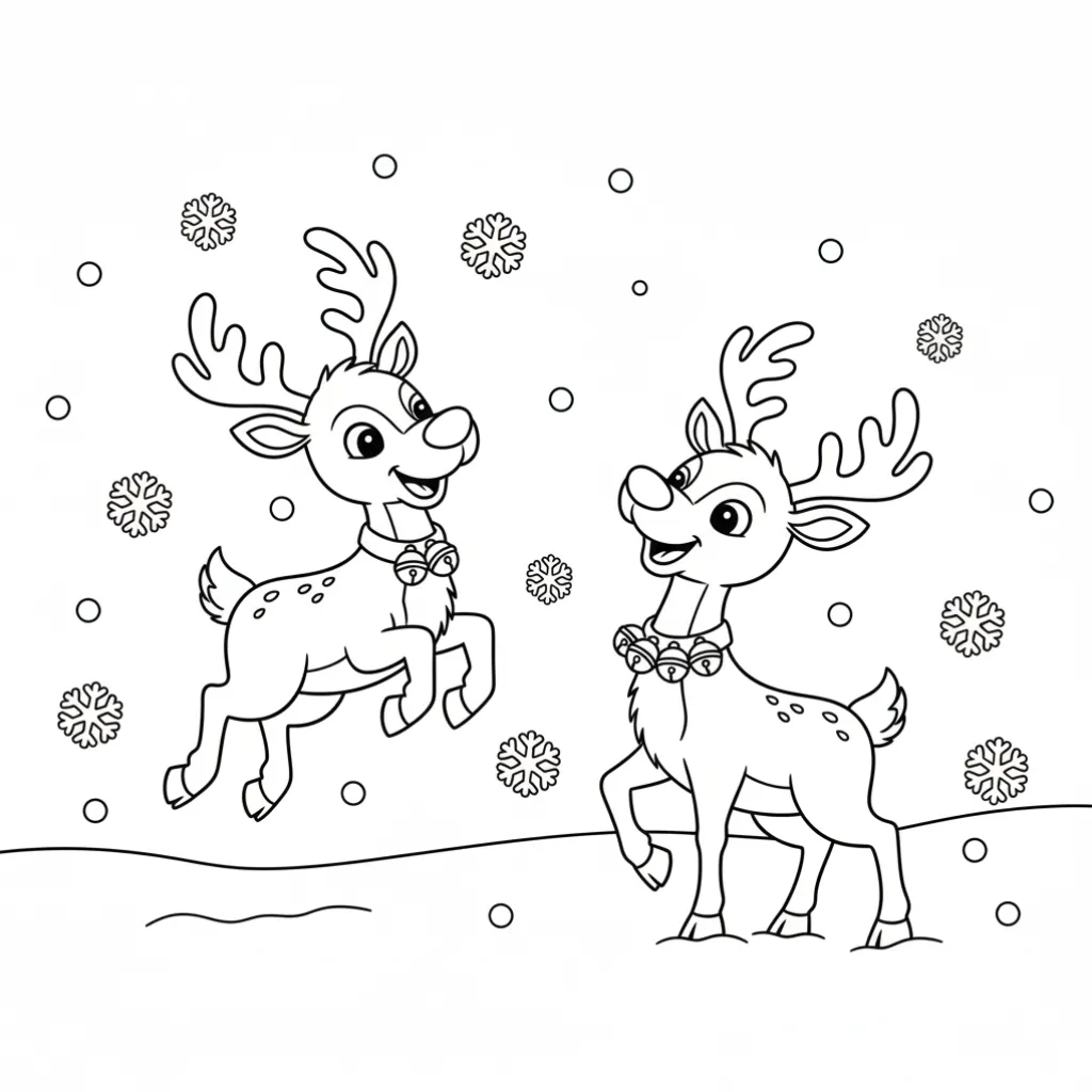 Navidad1 para colorear para imprimir para niños