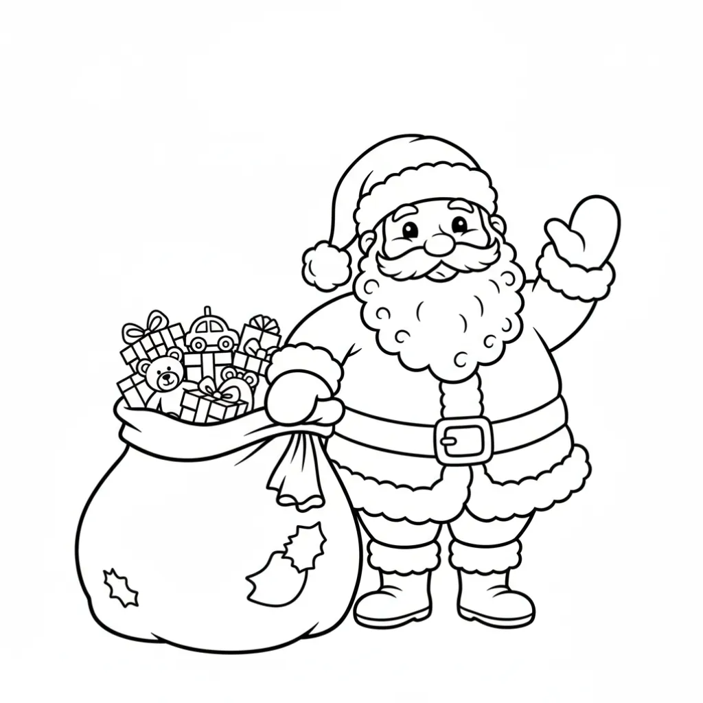 Navidad10 para colorear en línea