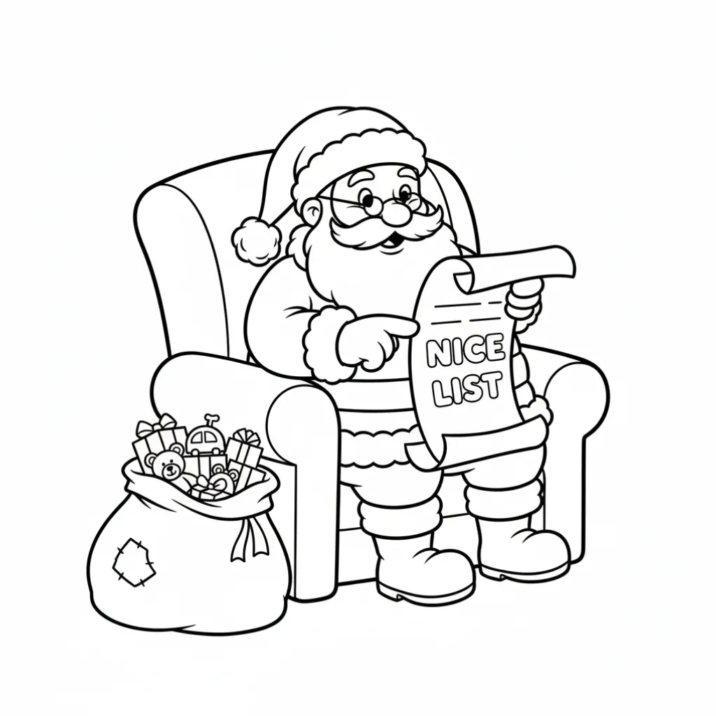 Navidad15 para colorear para imprimir a4