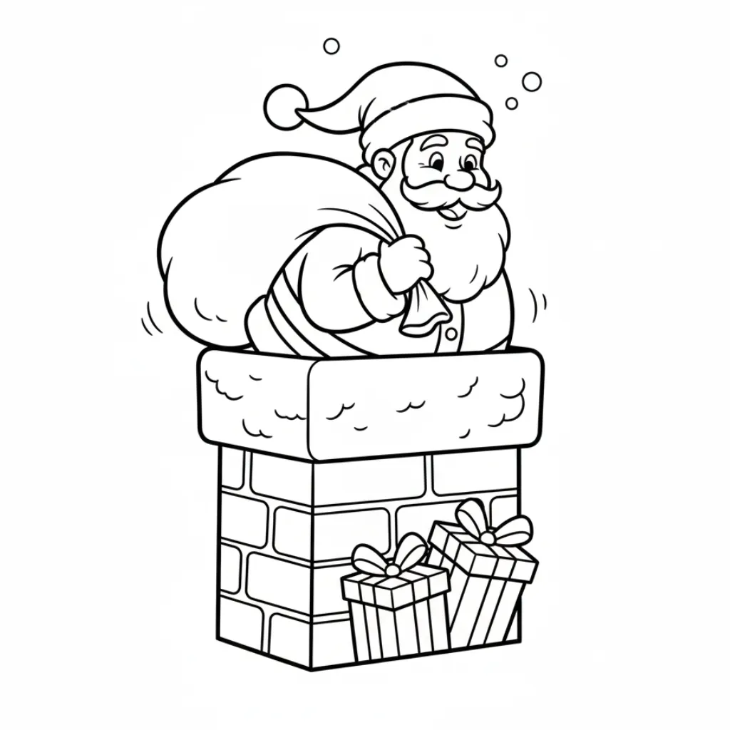 Navidad4 para colorear para imprimir gratis pdf