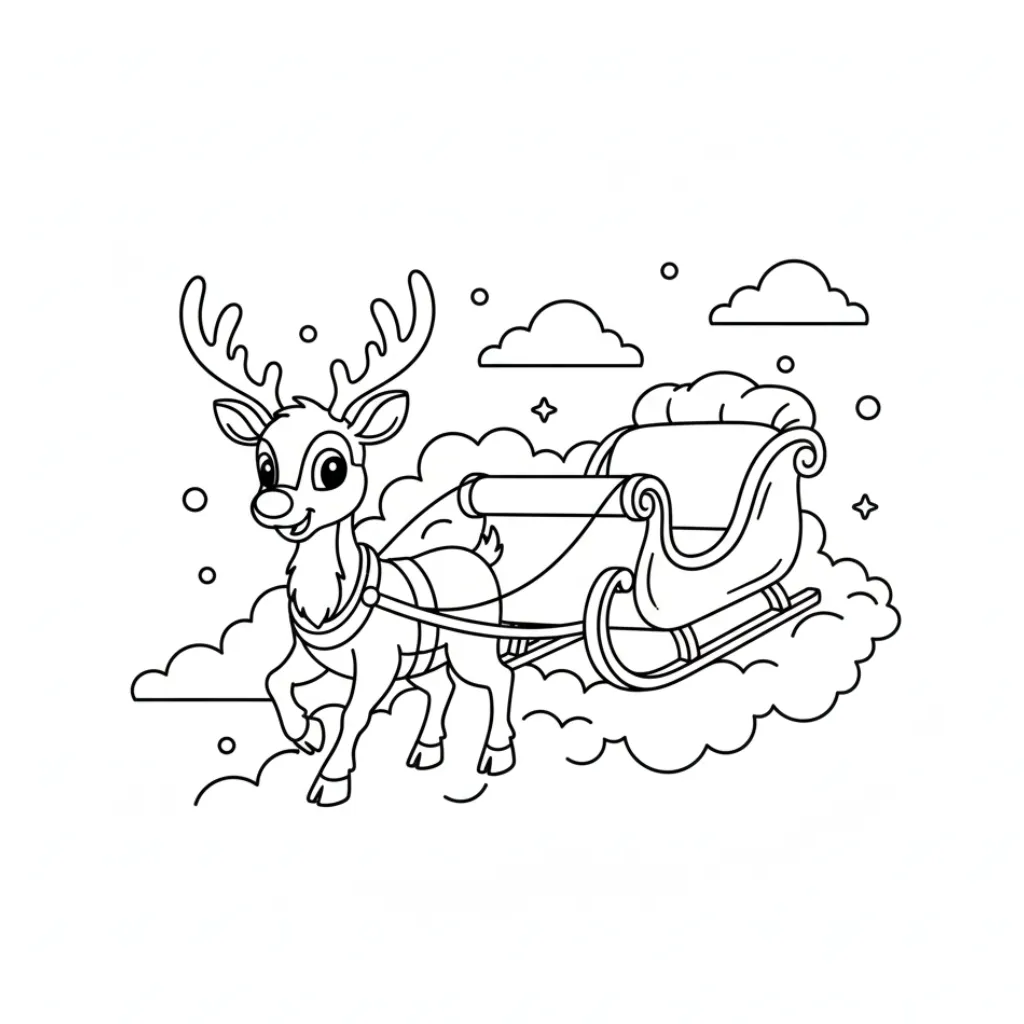 Navidad6 para colorear para imprimir gratis