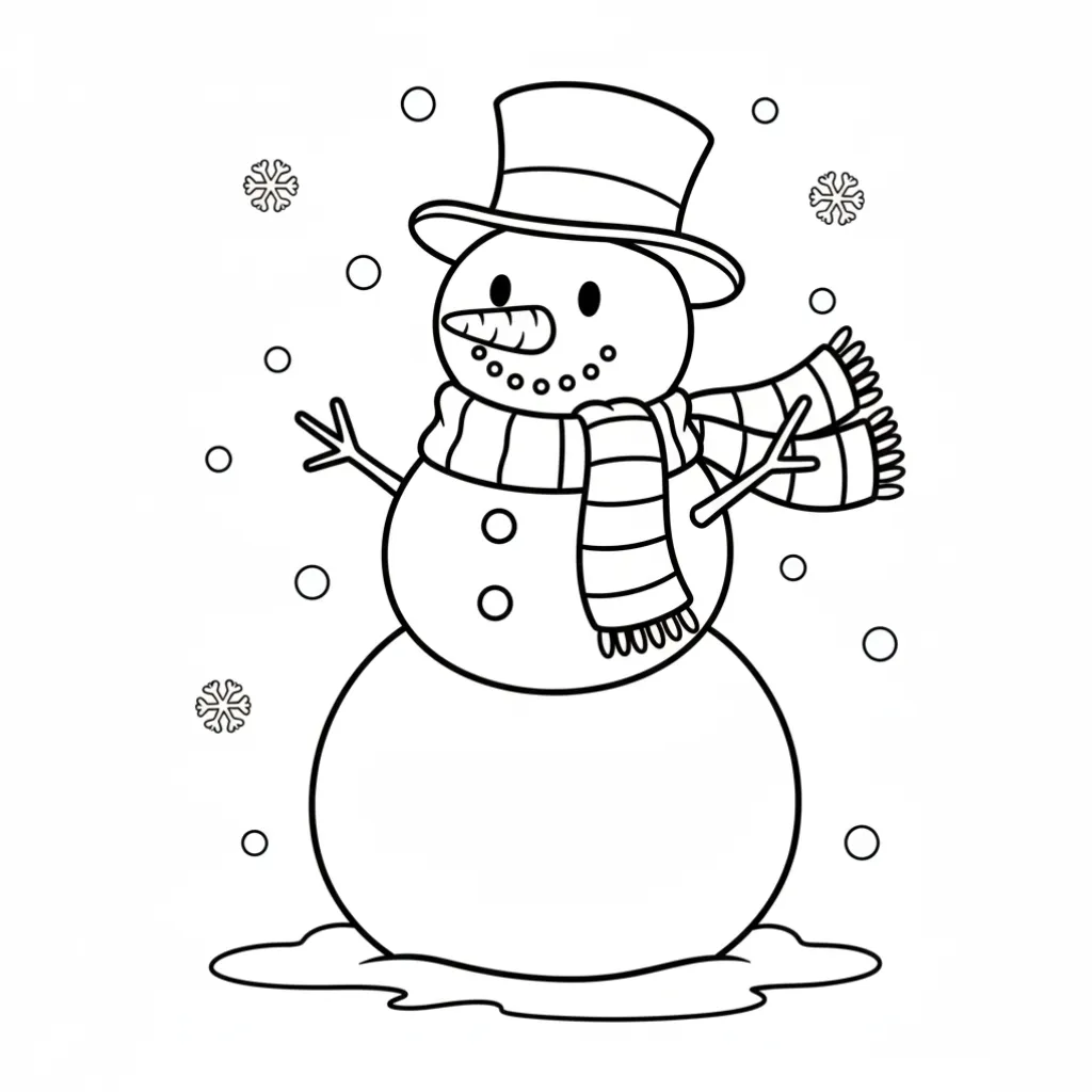 Navidad9 para colorear para imprimir para niño de 4 años