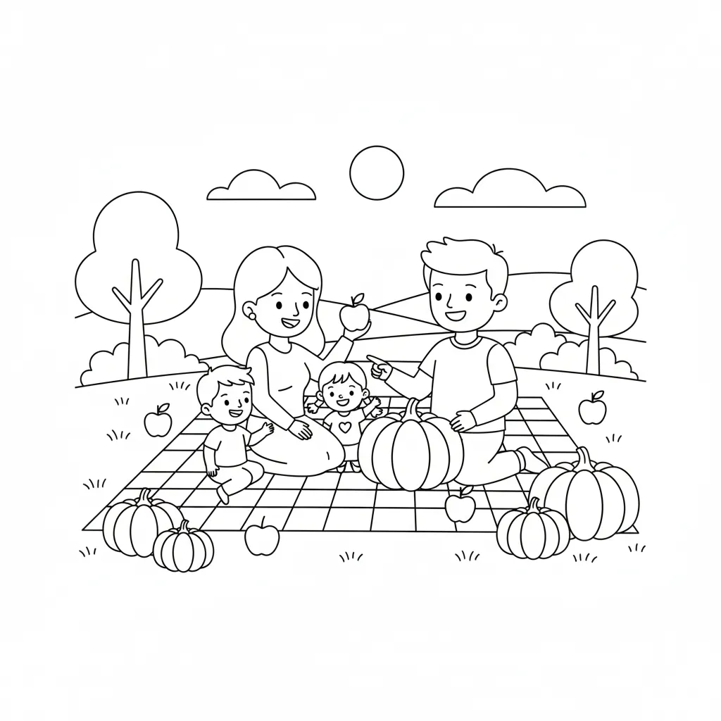 Otoño 1 para colorear para niño de 8 años