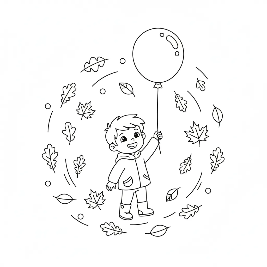 Otoño 10 para colorear y dibujos