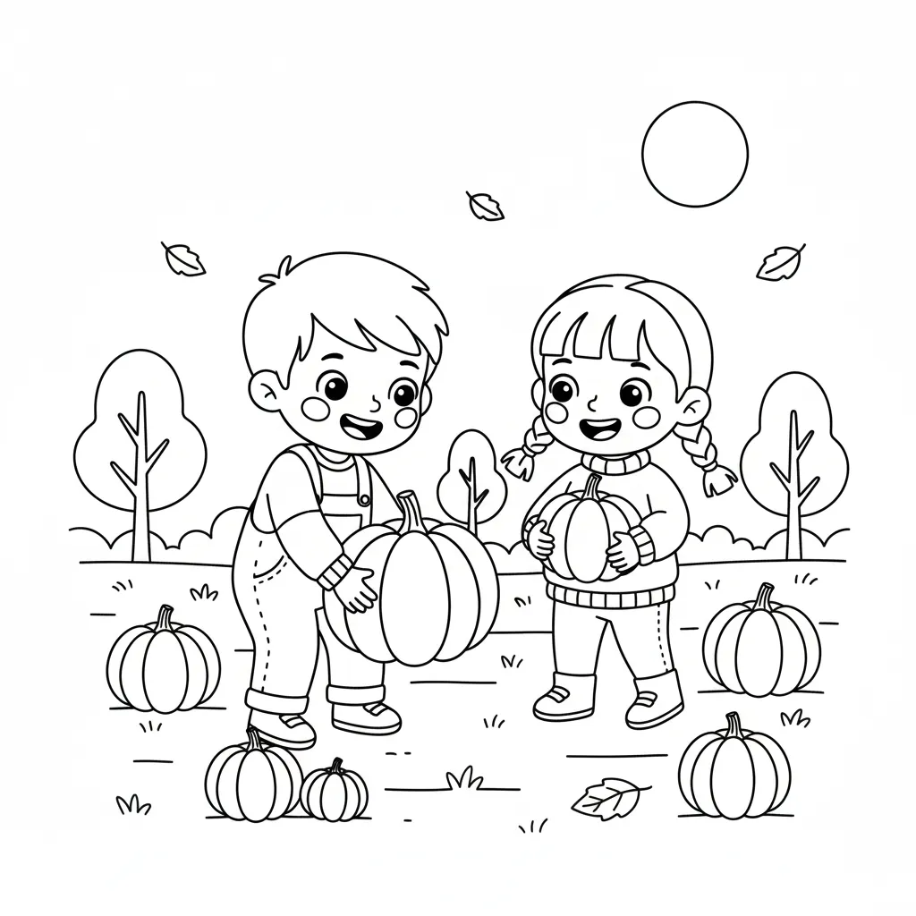 Otoño 14 para colorear para imprimir para niño de 8 años