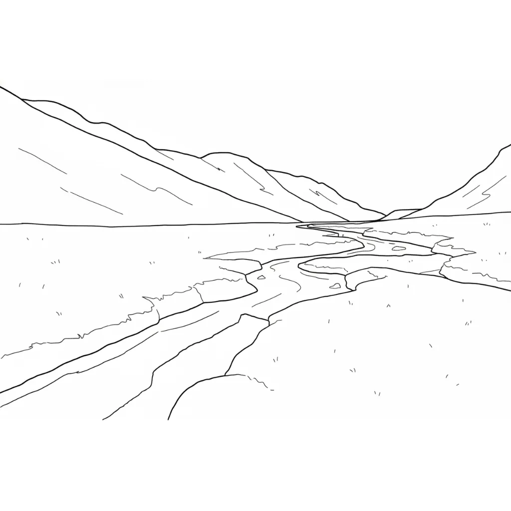 Paisajes11 para colorear para imprimir gratis