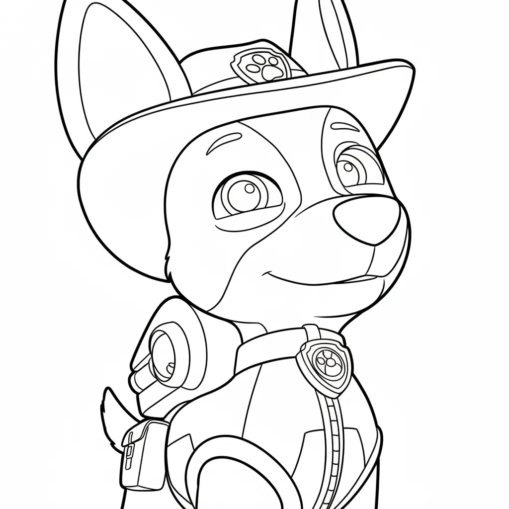 Paw Patrol para colorear en línea gratis 2