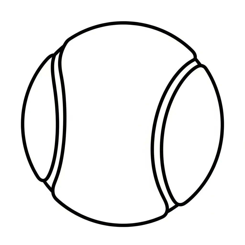 Pelota para colorear y recortar