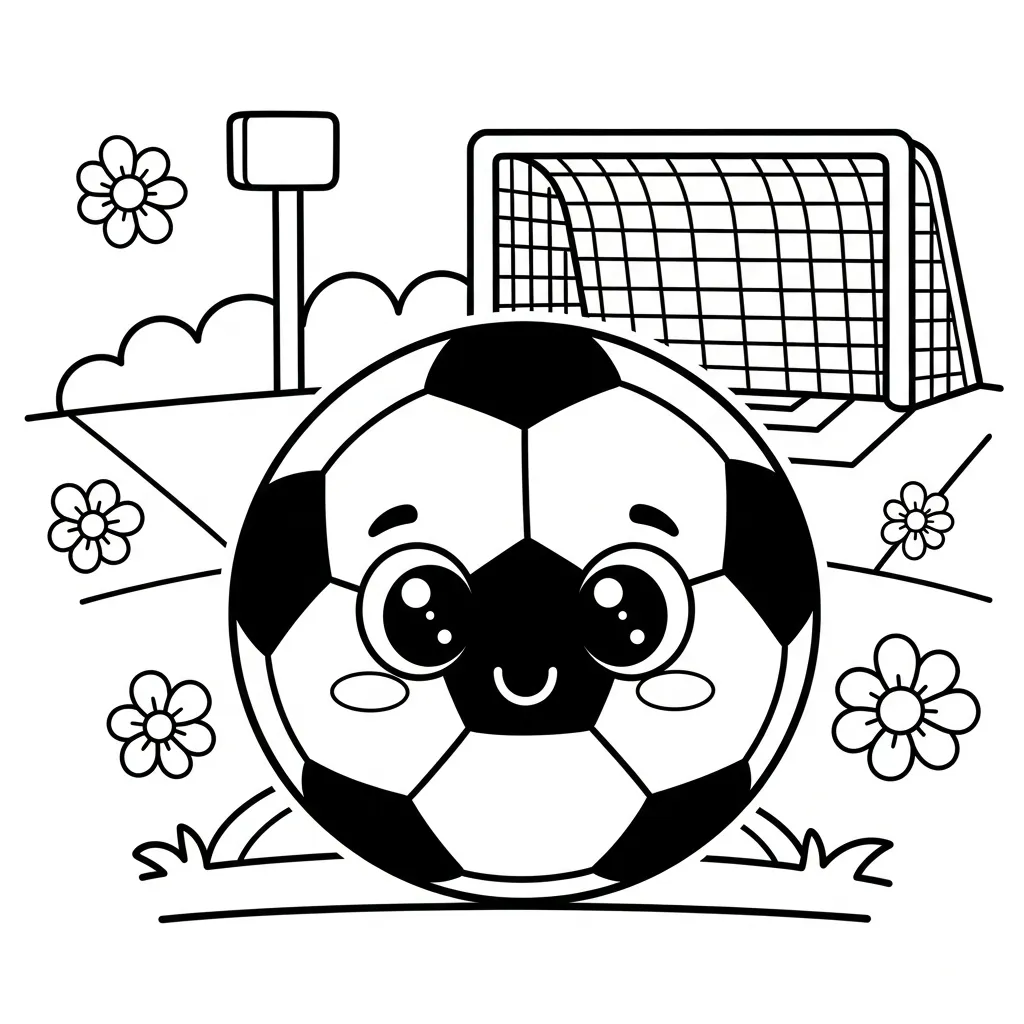 imprimir Pelota para colorear gratis 1