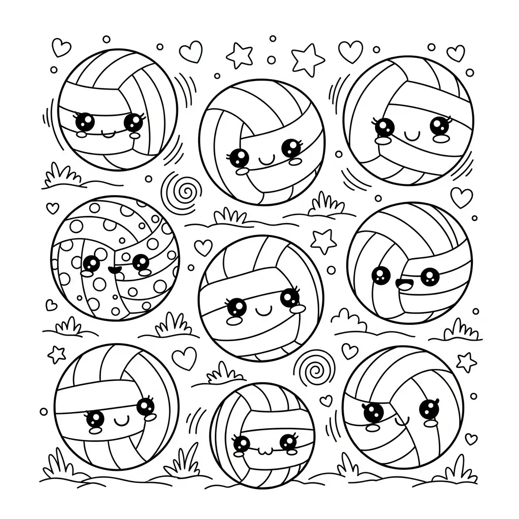 Pelota para colorear gratis
