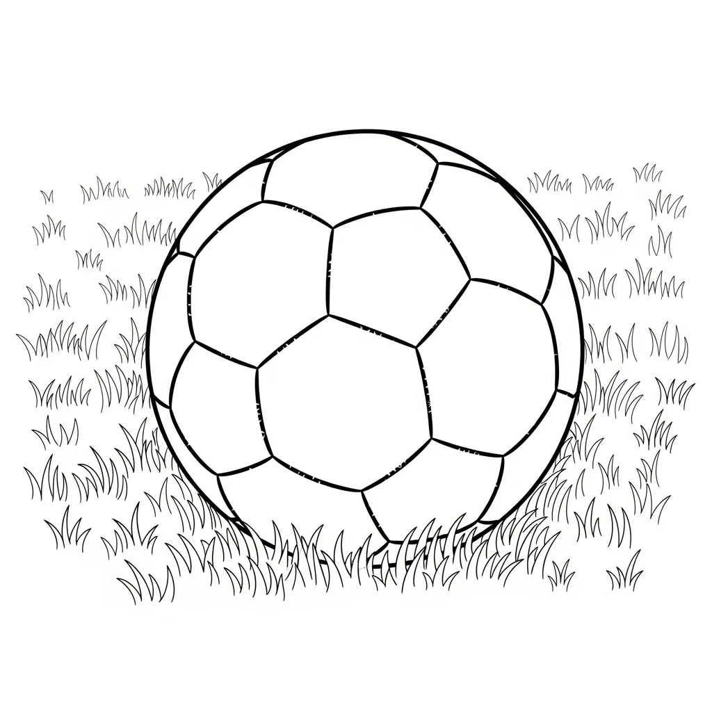 Pelota para colorear para imprimir gratis